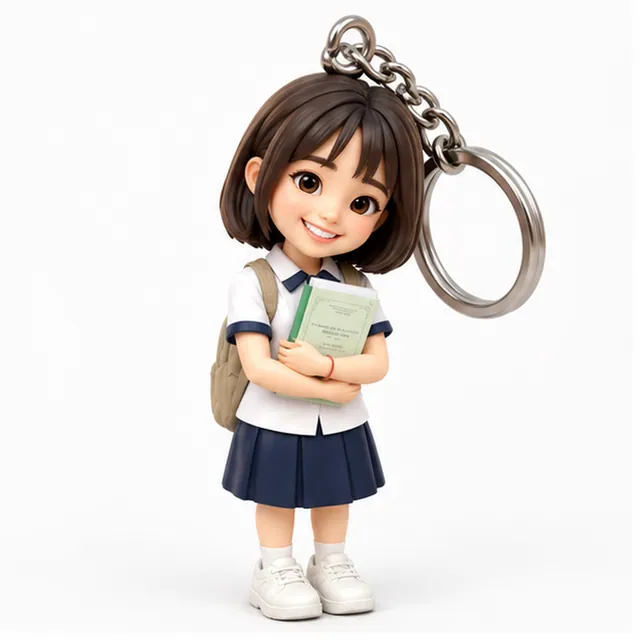 인물 키링 · 캐릭터 스타일 예시 1