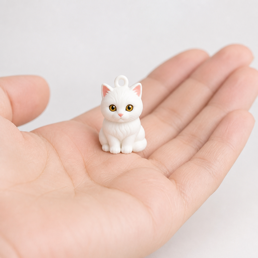 미니미 3cm 초미니 반려동물 피규어 · 손바닥 위 3cm 반려동물 피규어 · AI 연출 이미지